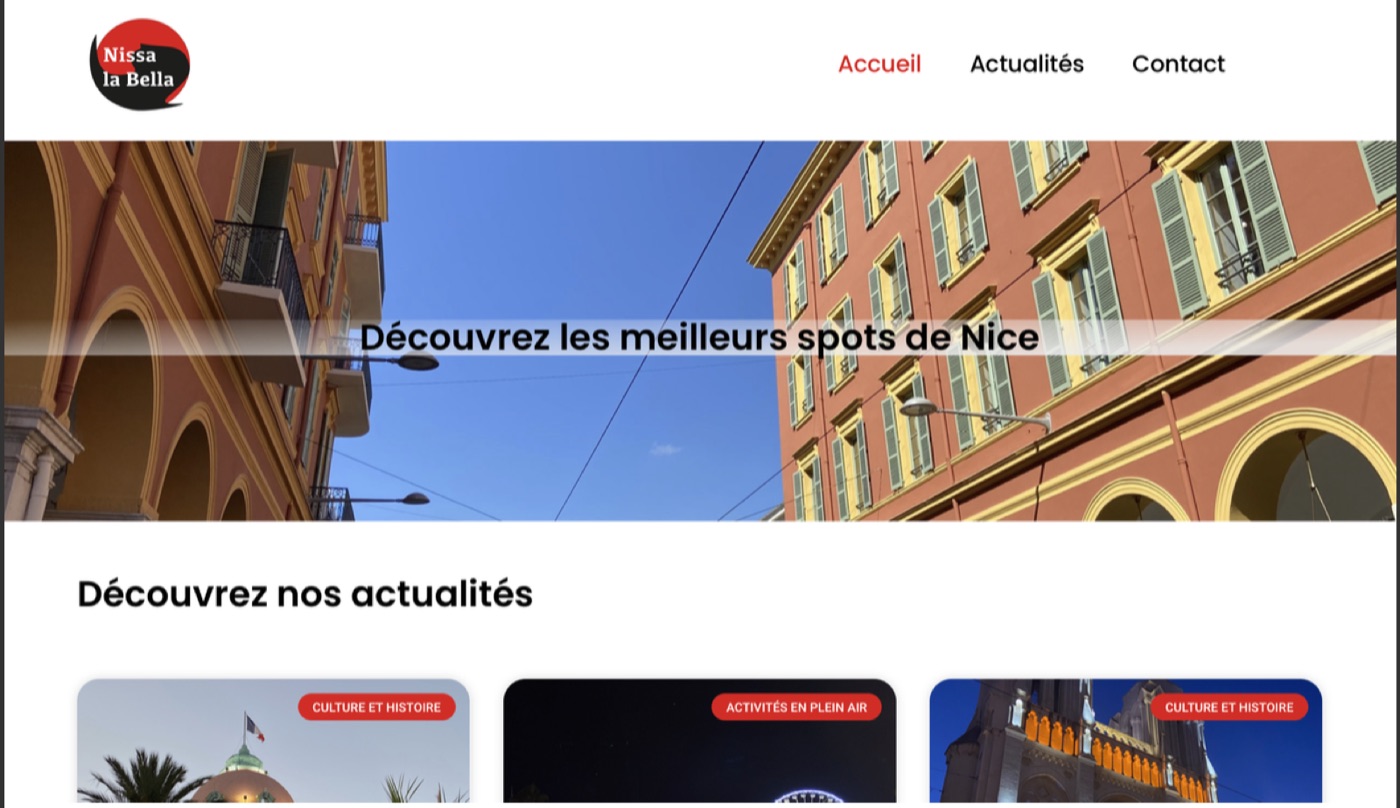 Site WordPress — Nissa la Bella